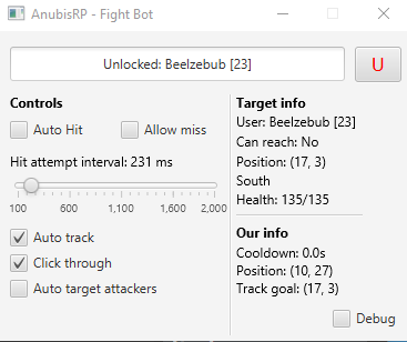 FightBot extension screenshot